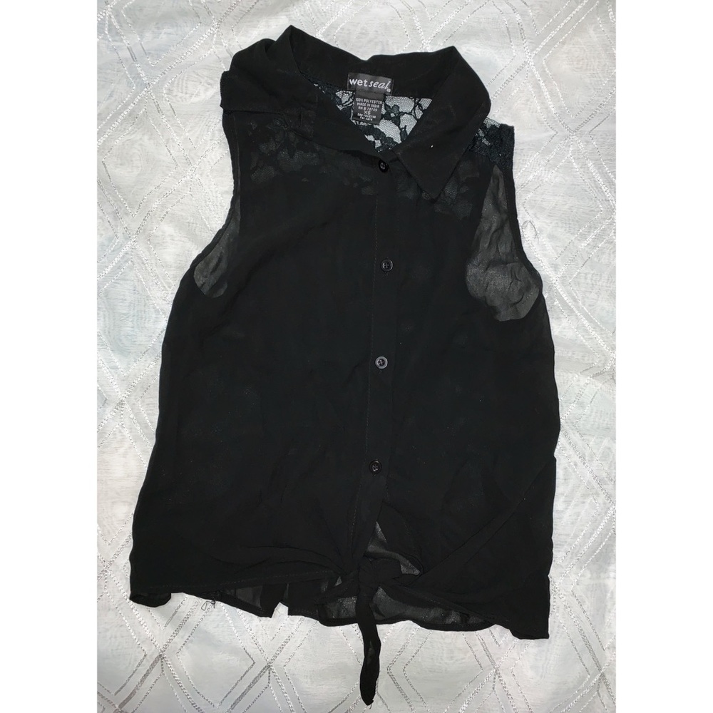 Wet Seal Black Top SIZE XS